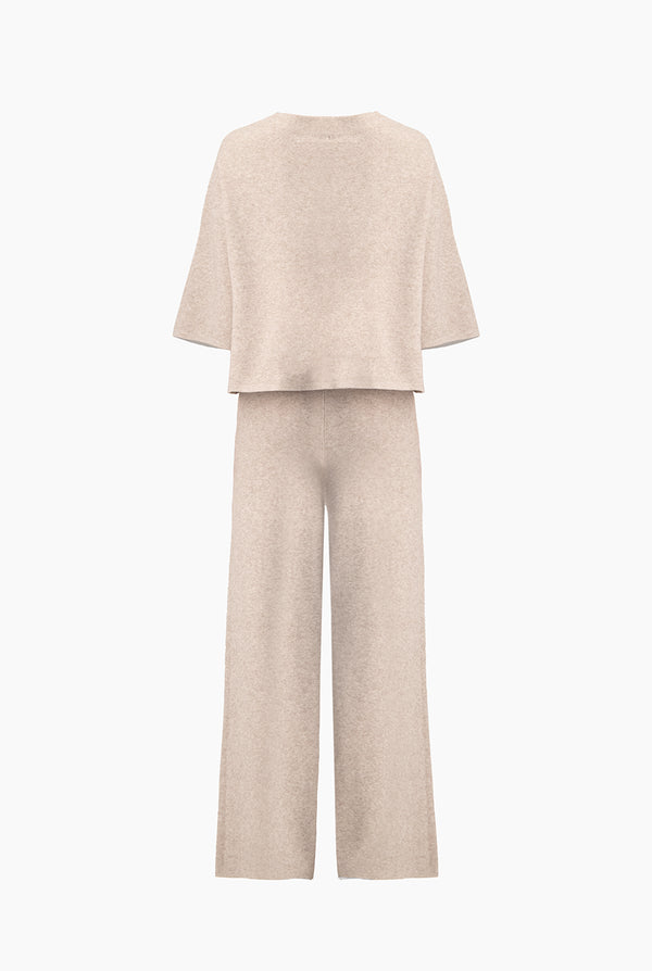 Set Pullover y Pantalón Natural
