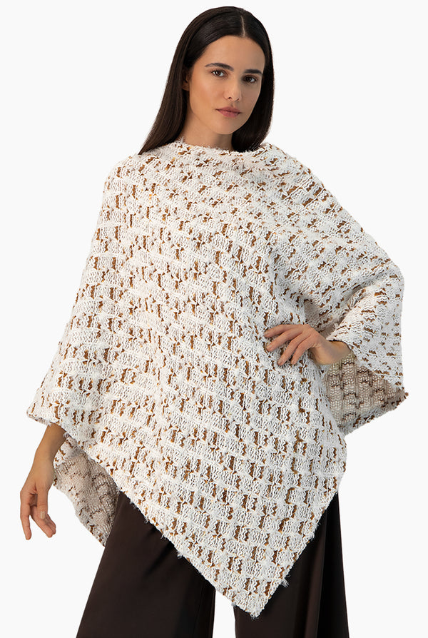 Poncho tejido