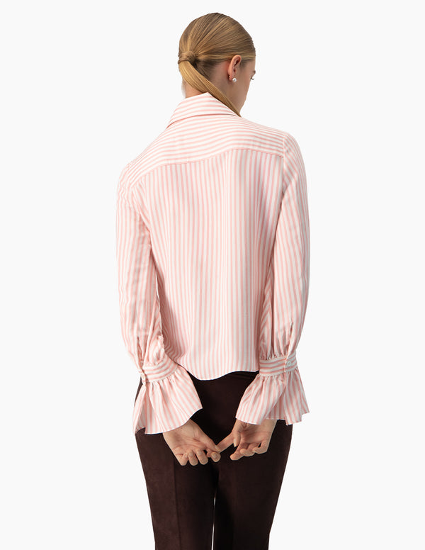 Camisa rayada manga larga