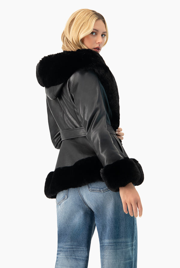 Chamarra Pleather