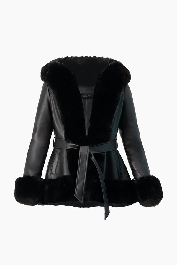Chamarra Pleather