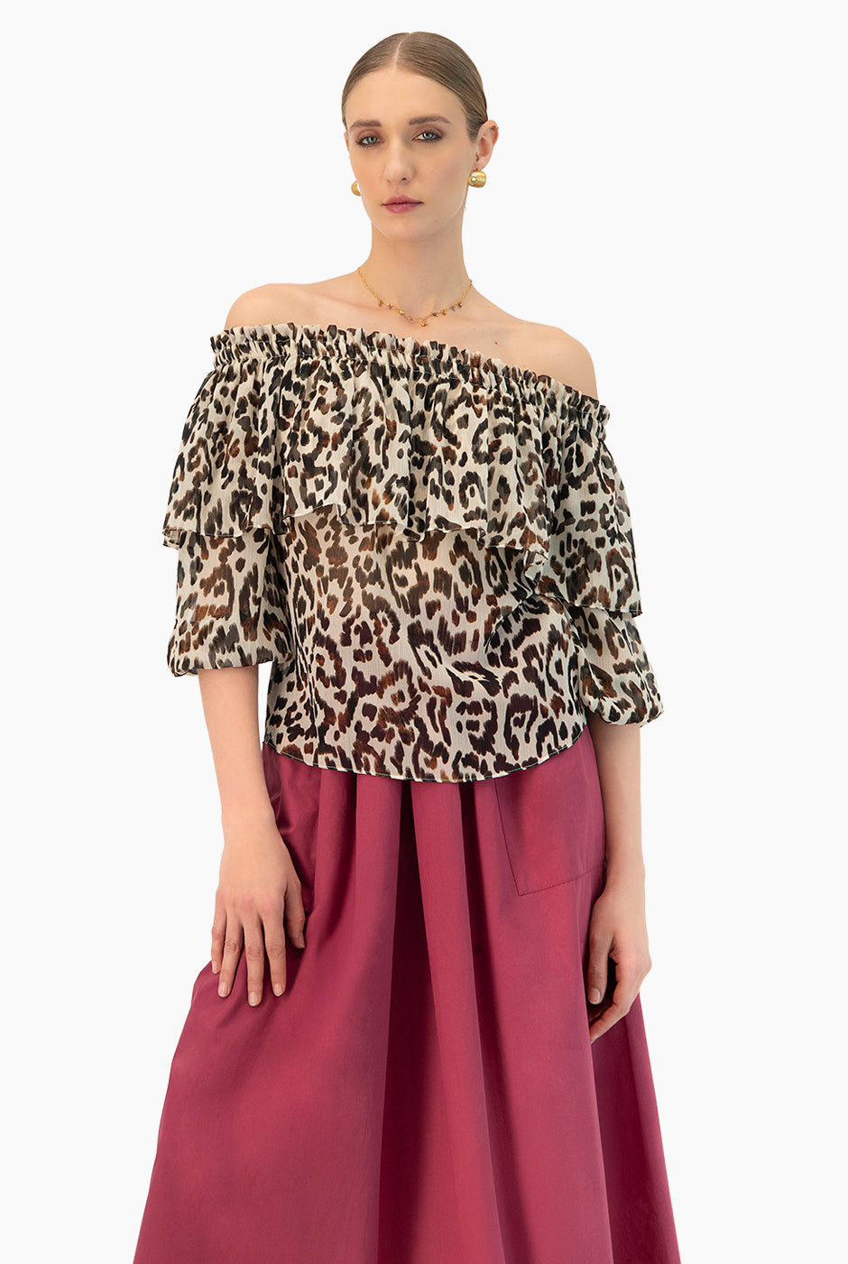 Suéter Cropped Franjas