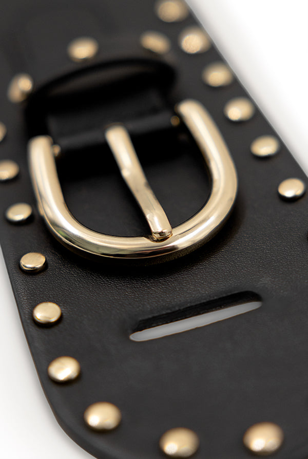 Cinto Pleather Studs