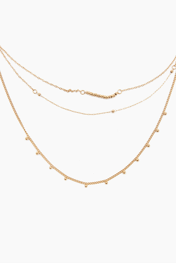 Collar Golden Beads