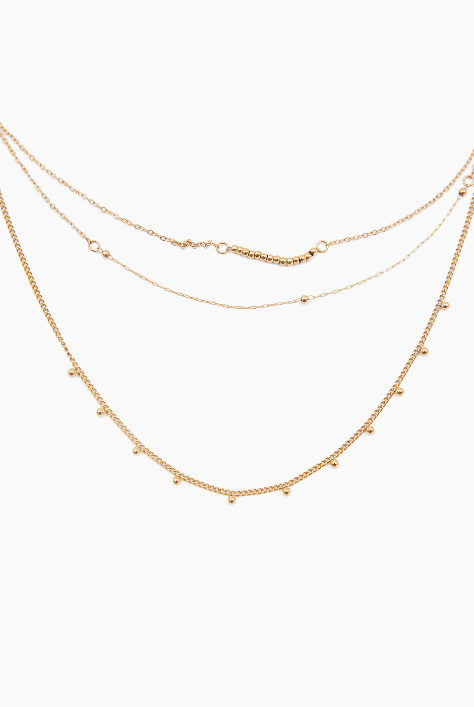 Collar Golden Beads
