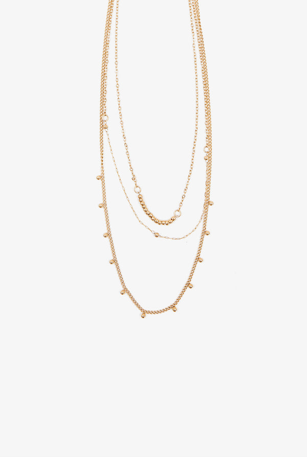 Collar Golden Beads