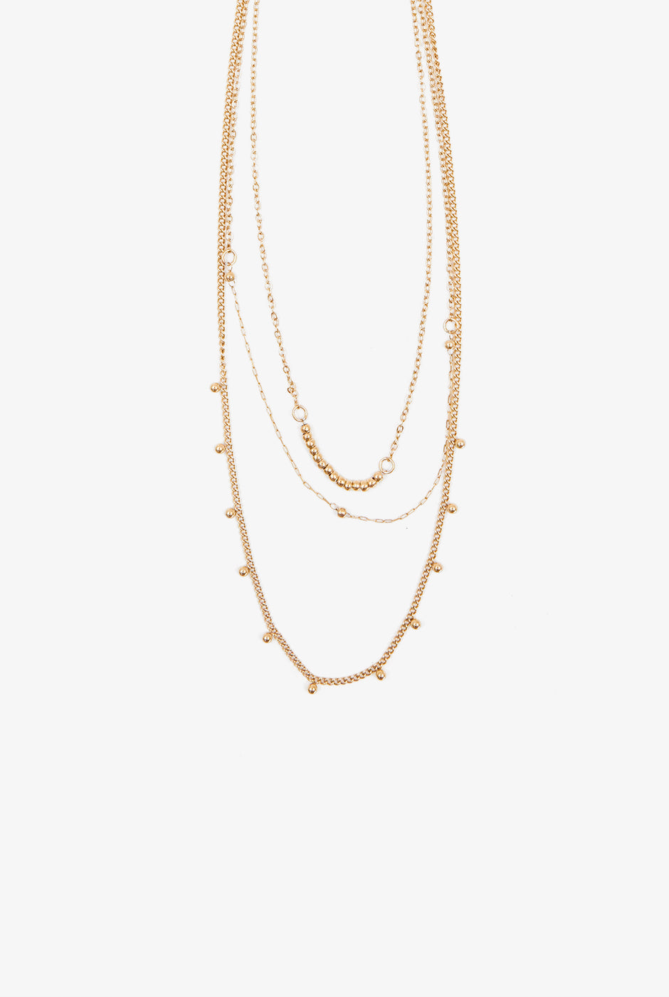 Collar Golden Beads