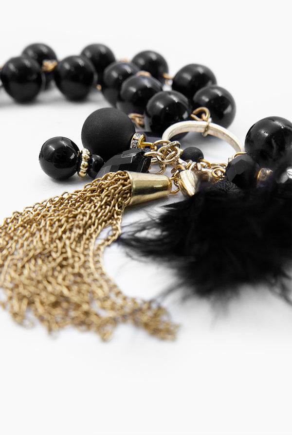 Collar Perlas y Colgantes