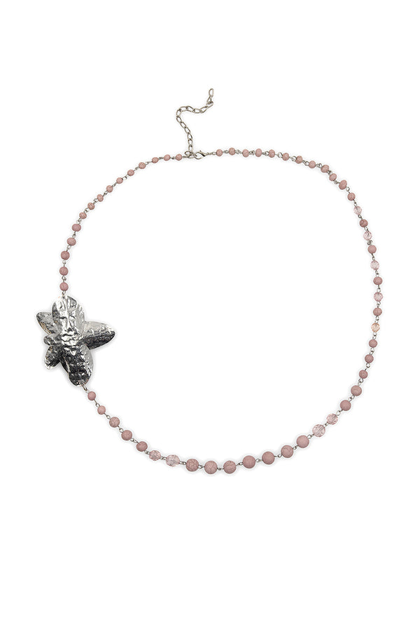 Collar Silver Flower