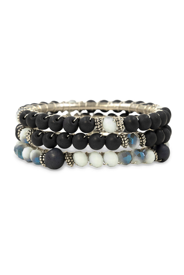 Set Pulseras Navy Grace