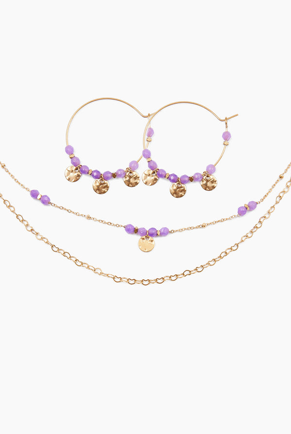 Set 3pcs Round Beads